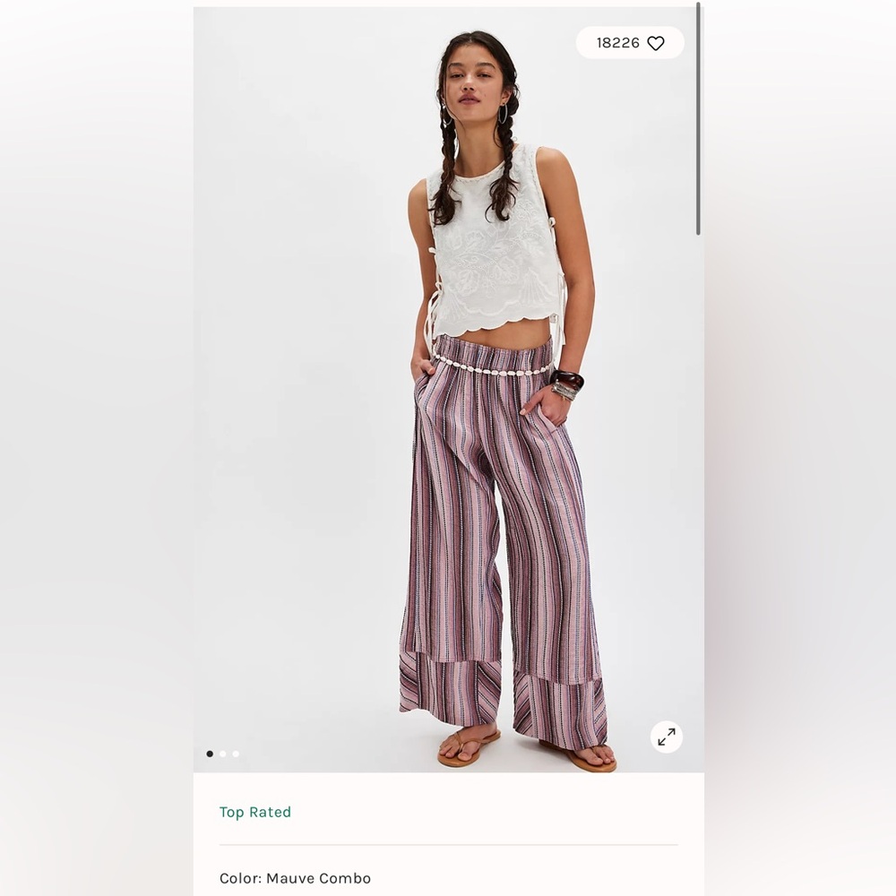 Free People Day's End Stripe Pants